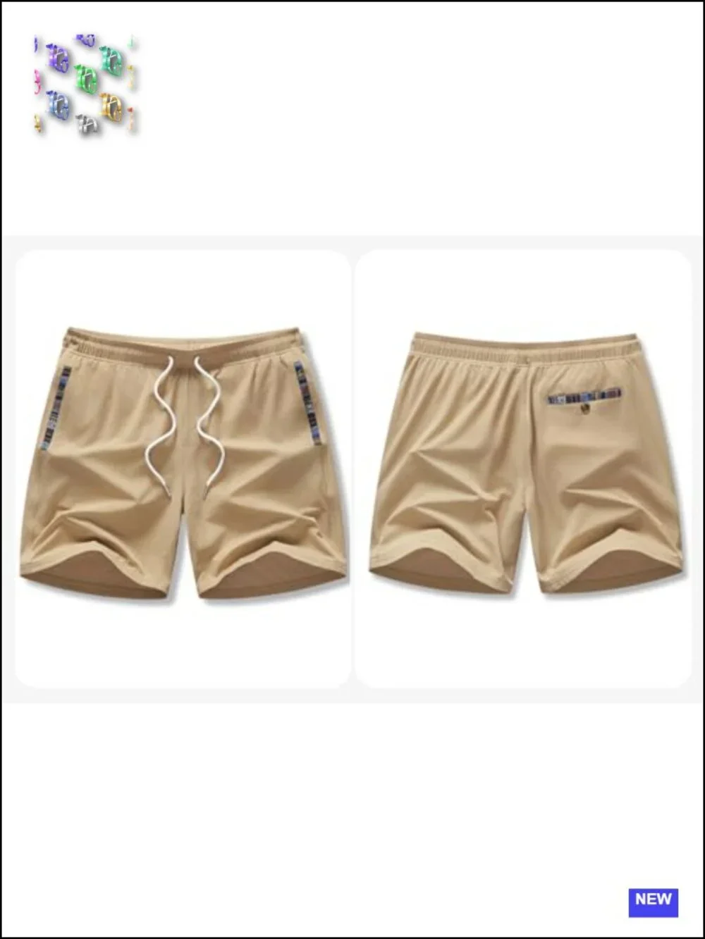 Men's Quick Dry Drawstring Athletic Gym Shorts 5